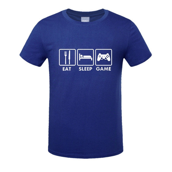 EAT SLEEP GAME Funny Guy Tees